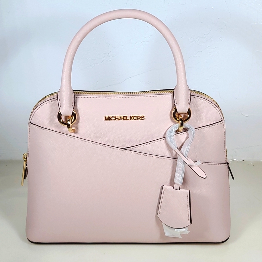 MICHAEL KORS Jet Set Travel Crossbody Satchel Powder Blush
